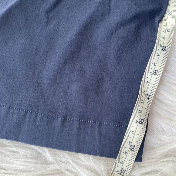 Slim-Sation Pants Sz 14 Navy Blue Pull On Capri Plus Size Stretch Summer Beach - Picture 9 of 11